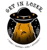 UFO Get in Loser Sticker