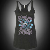 Feed Me and Tell Me I'm Pretty Racerback Tank Top