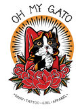 Oh My Gato Sticker